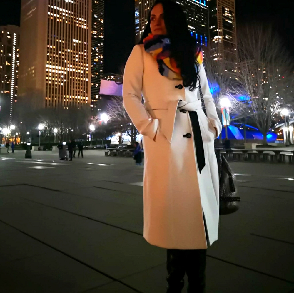 Spring ivory coat